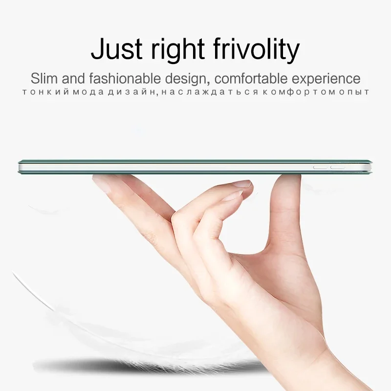 2026 Smart PU Folio Case for 2025 IPad Pro M5 M4 Air M3 M2 11 13 A16 11th 10th Air5/4 12.9 Mini7 6 8.3 Ultra Thin Magnetic Cover