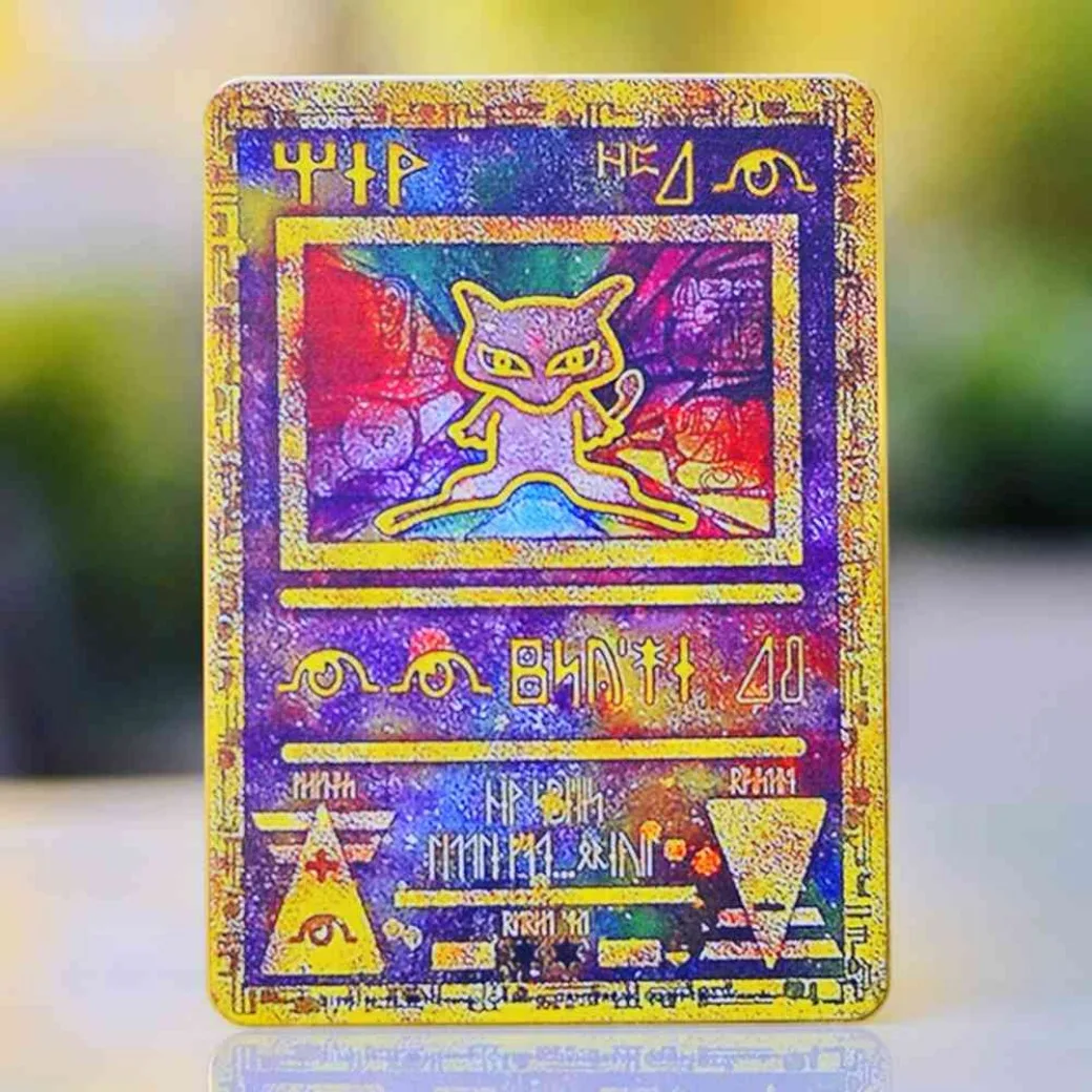 Kartu Pokemon Marvel Avengers Gold Tcg Metal Pokémon Letters Umbreon Vmax Charizard Vstar Kartu Anime Permainan Papan Mainan Anak Hadiah