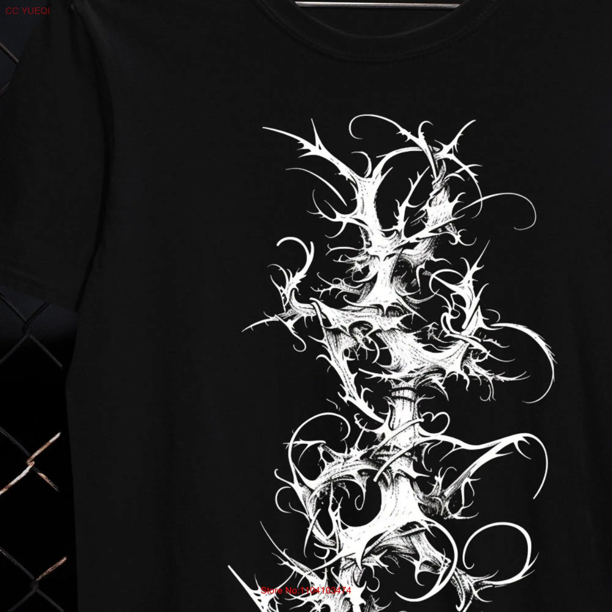 Cyber Sigilism T Shirt Goth Y2K Clothing Centipede Grunge Pastel Alt Whimsigoth Sigil long or short sleeves