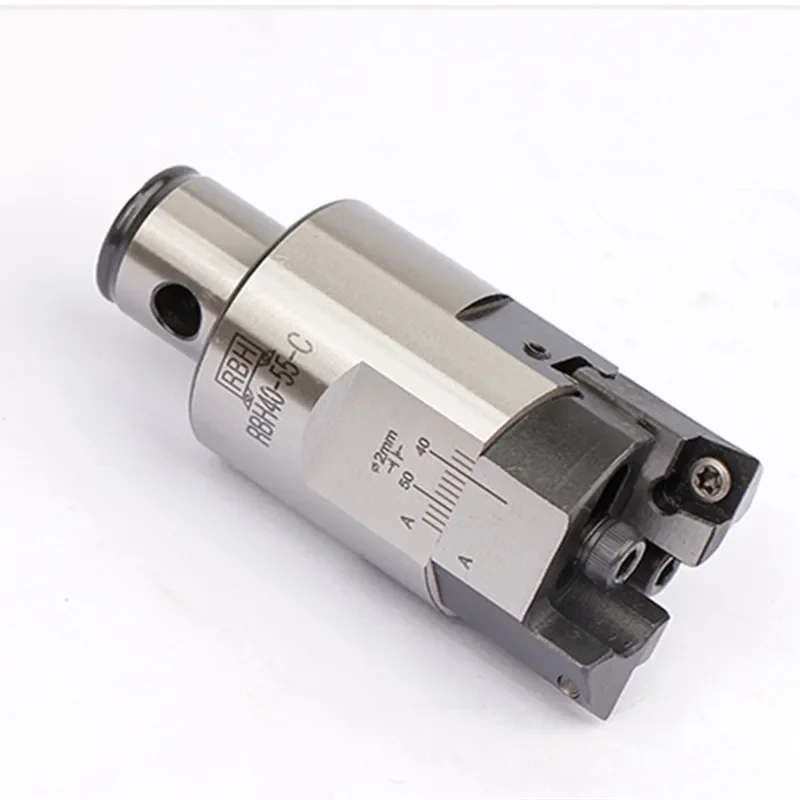 Manija BT30 y cortador de cabezal de mandrinado liso y áspero de doble punta RBH68-92 de alta precisión utilizado para agujeros profundos, para insertar, herramienta de mandrinado