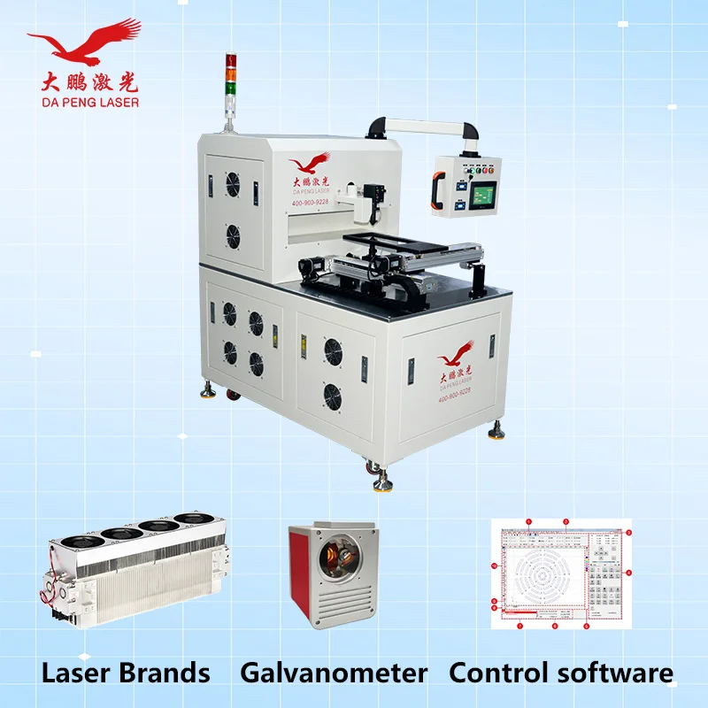 CO2/UV Laser Wire Stripping Machine High Precision Automatic Marking