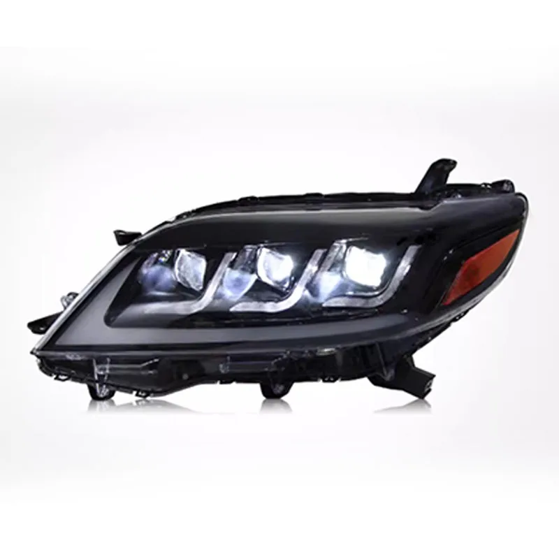 1Pair Car Lights For Toyota Sienna 2011-2020 LED Headlights Modified DRL Turn Signal Led Hi Low Beam Projector Headlamp Assembl