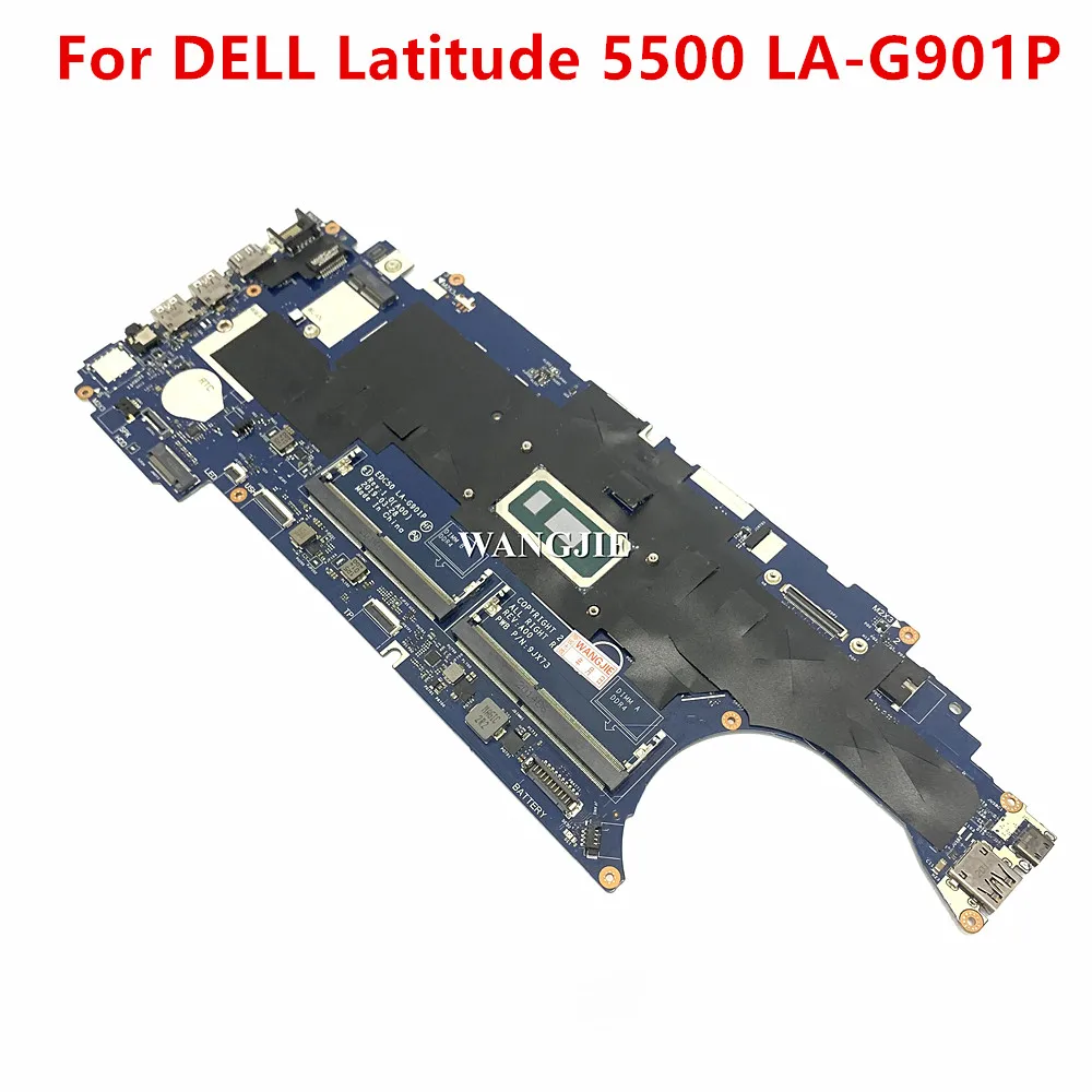 

0J16NW 0F9GJ4 For DELL Latitude 5500 Motherboard 0F25W9 CN-0TW56W EDC50 LA-G901P + I5-8365U CPU In-Built Working