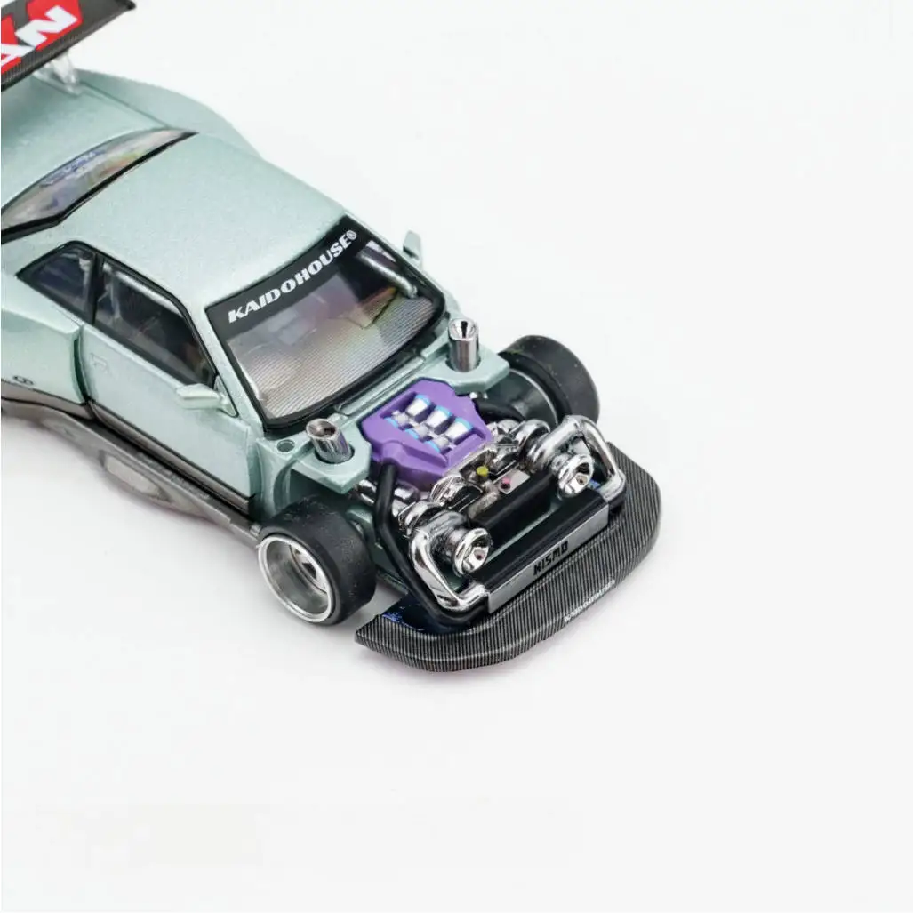 Kaido House x MINI GT 1:64 Nissan Silvia S13-R V1 Light Green