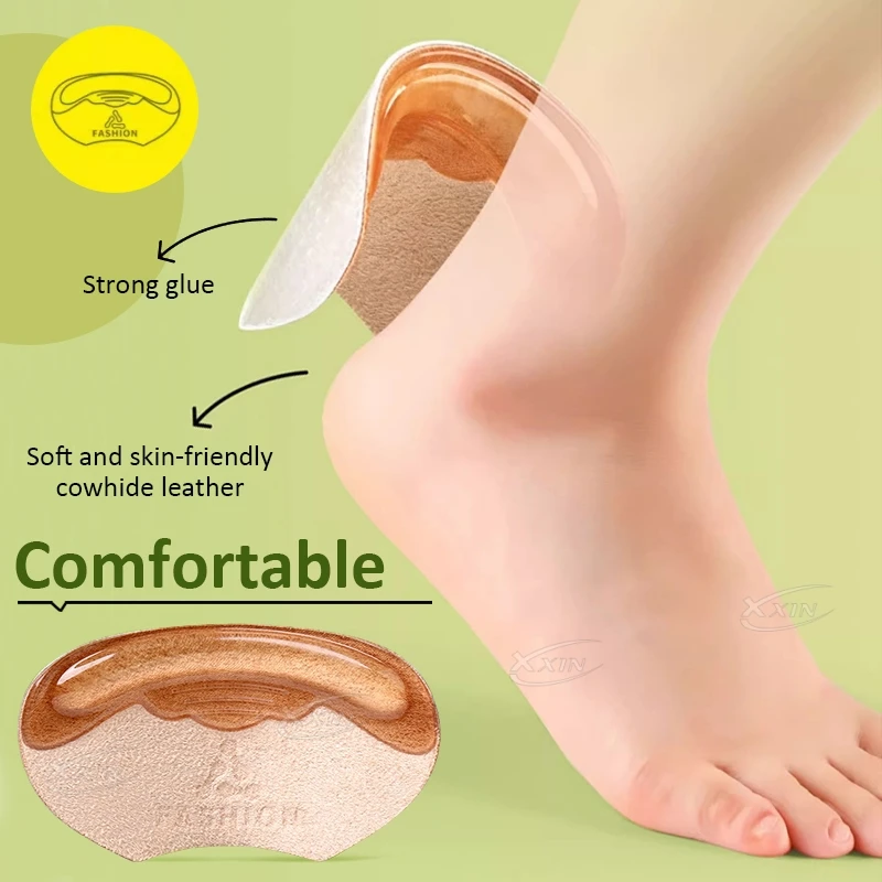 【Xxin】High-heeled shoes heel stickers heel protector women's insoles heel anti-friction gel stickers