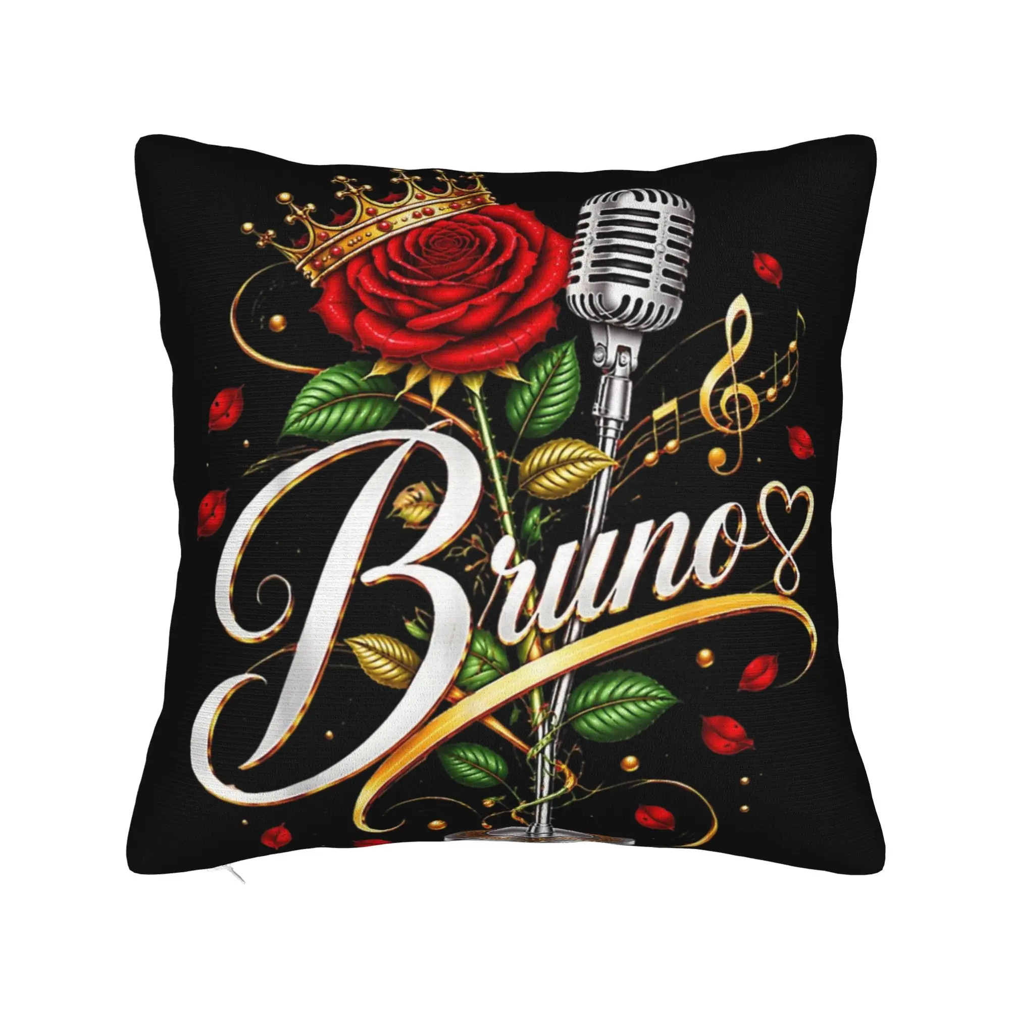 Decorative Pillow Cover Bruno Mars Romantic Tour 2026 Accessories Chair  Pillow Case Cover Drop Shipping Multi-Size
