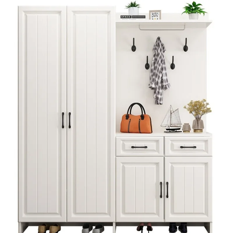 shoe cabinet household door large capacity porch cabinet simple modern door integrated shoe cabinet against the wall foyer