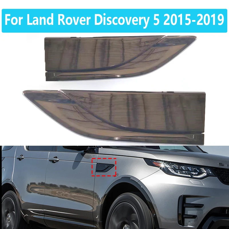 The Front Fender  Is Suitable For Land Rover Discovery 5 2015-2019 Modified Black Tuyere Trim Strip  Outlet Side Of The