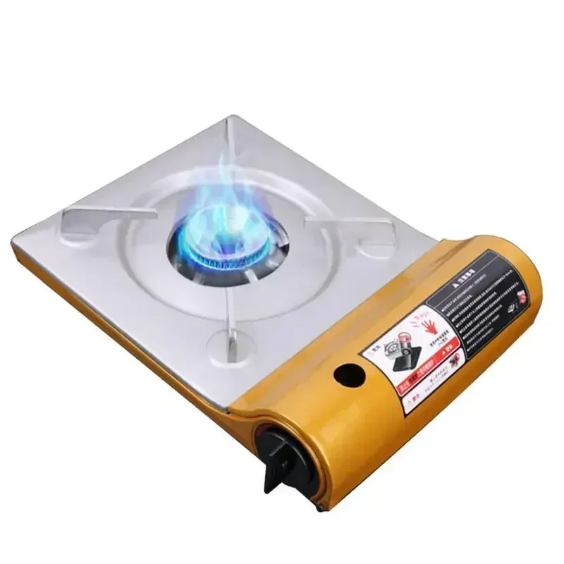 

Portable Gas Stove Burner Grill Stove For Household Outdoor Camping Barbecue Wind Shield Camping Cooking Tool Hiking