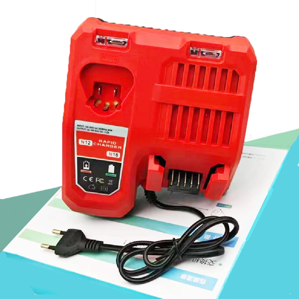 

Power Tool Parts Accessories For Milwaukee 18V Lithium Battery 12V Charger For M14 14.4V For M18 Li-ion Cell Pack For M12 - 18C