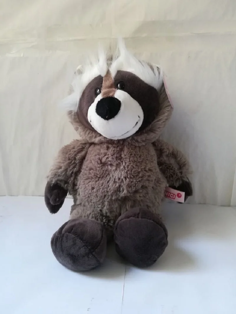 32cm Lovely Gray Raccon Plush Toy Raccoon Soft Doll Kids Toy Birthday Gift h2130