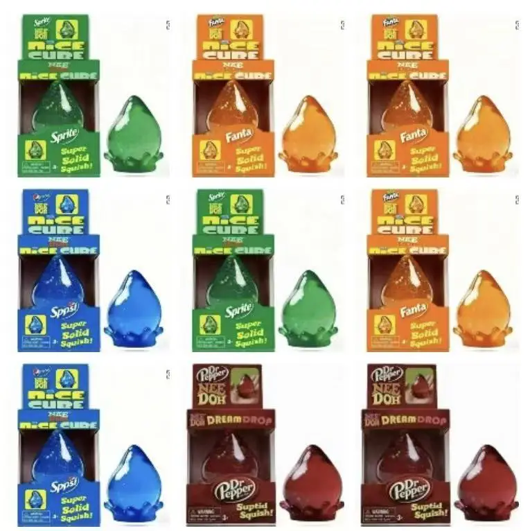 

New Needoh Edition Suptid Nice Cube Squishy Sensory Fidget Toy Stress Relief Squeeze Toy For Work Focus Adults Blind Box