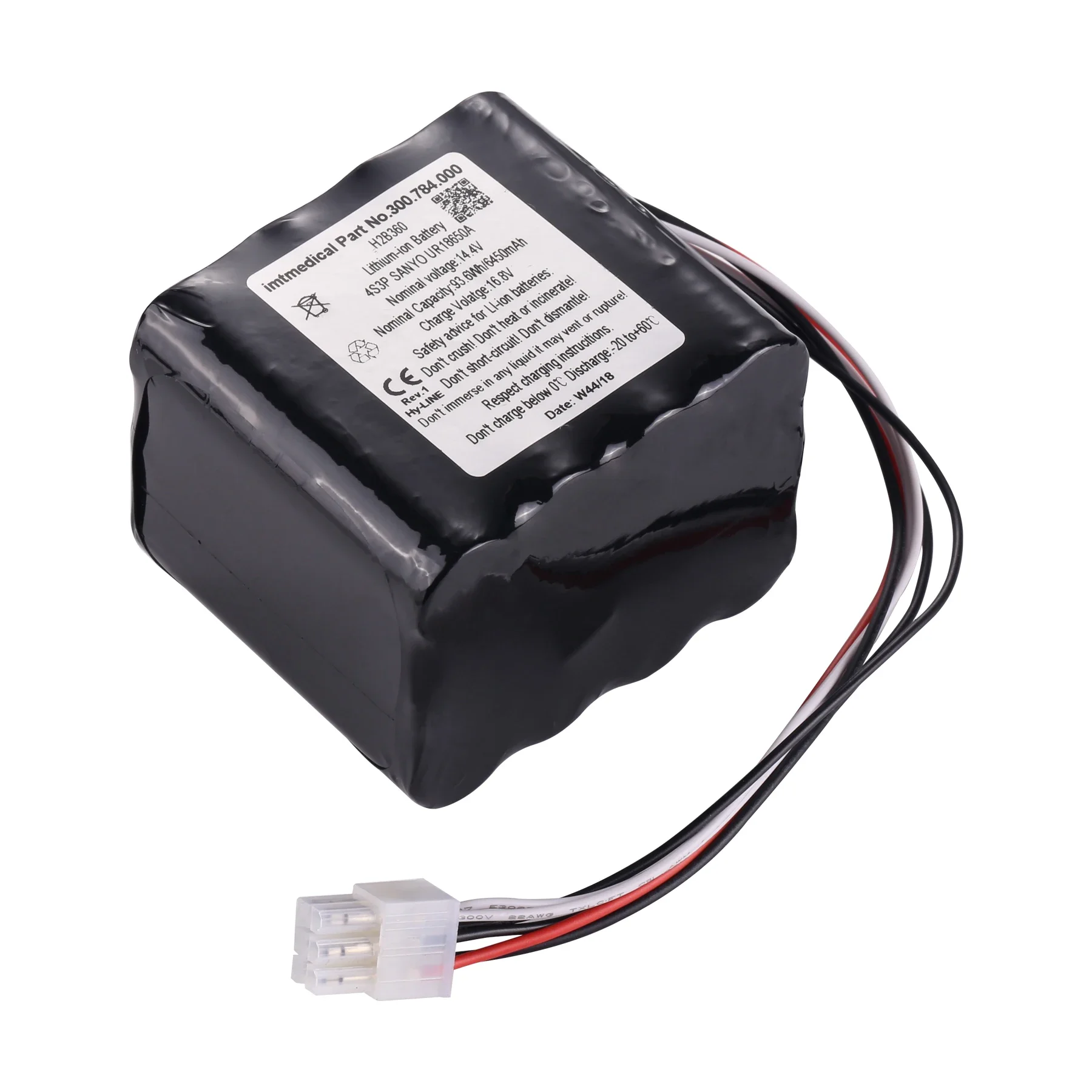 14.40V 6450mAh Li-ion 300.784.00 Battery compatible for Bellavista Bella Vista 1000