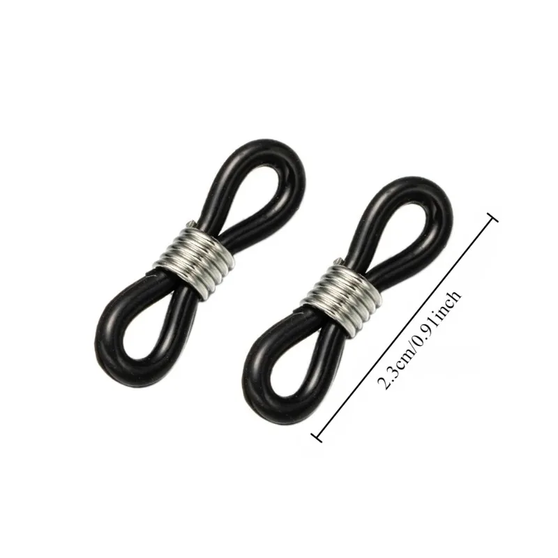 20 stücke Gläser Kette Anti-slip Schnalle Lanyard Verbindungsschnalle Frühling Silikon Ring Anti-verlust Hängenden Ring DIY Zubehör – Detail 3