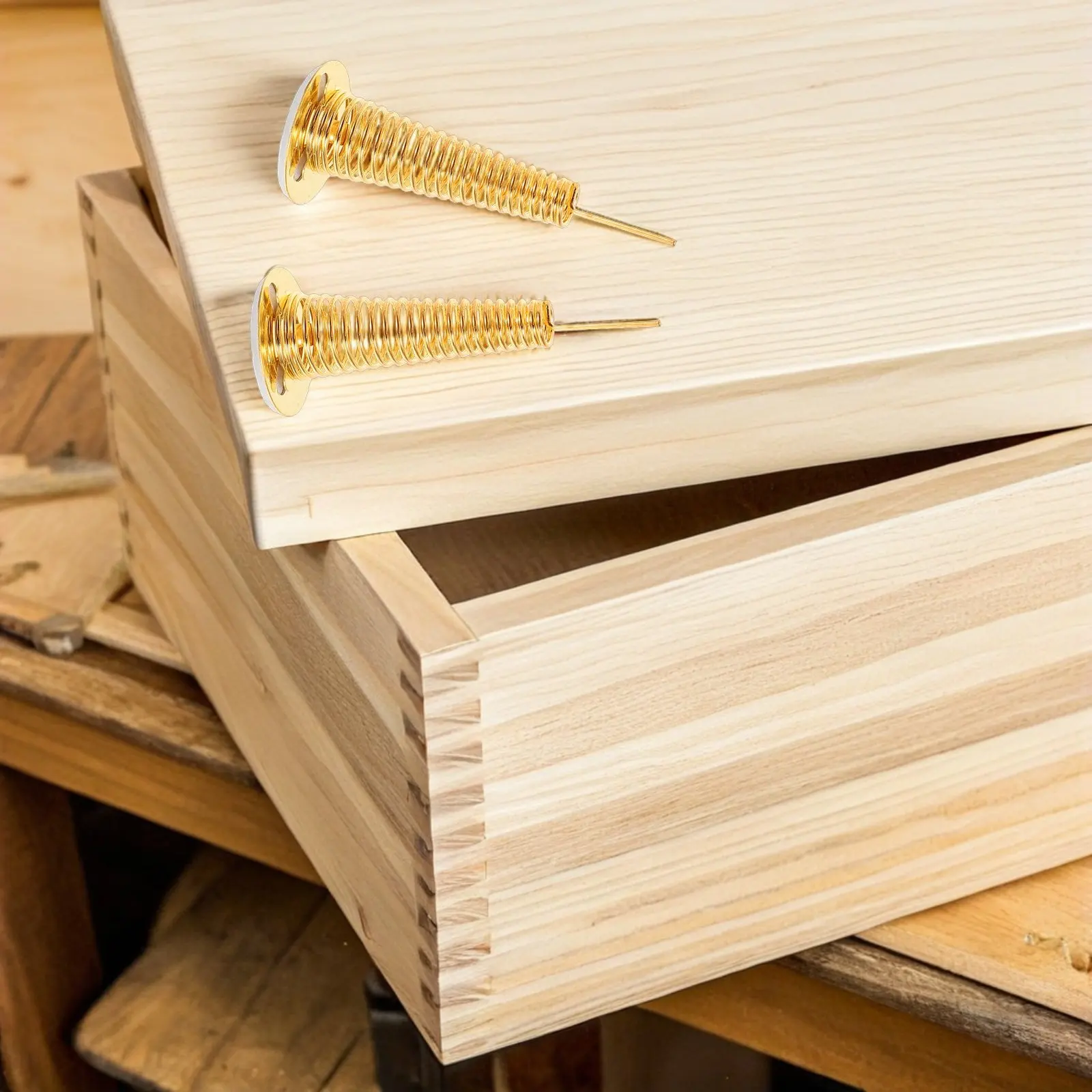 Kit DIY Ultraleve de 20 Peças com Molas para Decoração de Painel de Carro - Base Oscilante para Artesanato