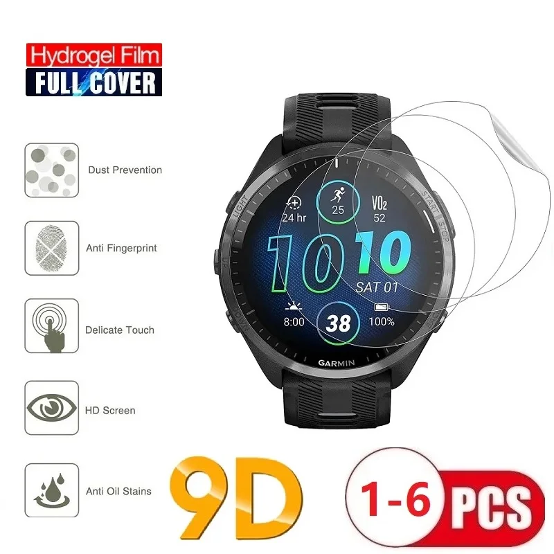 Watch Film Screen Protector For Garmin 45 245 M 735 XT 745 935 945 955 965 55 Hydrogel Film Not Glass Soft Watch Accessories