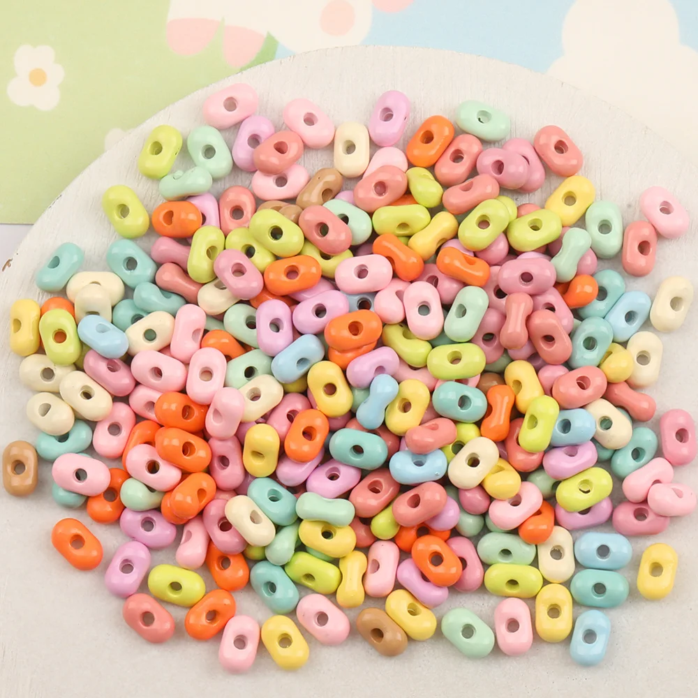 

Cordial Design 500Pcs 3*6MM Alloy Bead/Peanut Shape/DIY Beads Making/Baking Paint Effect/Jewelry Findings & Components #16529