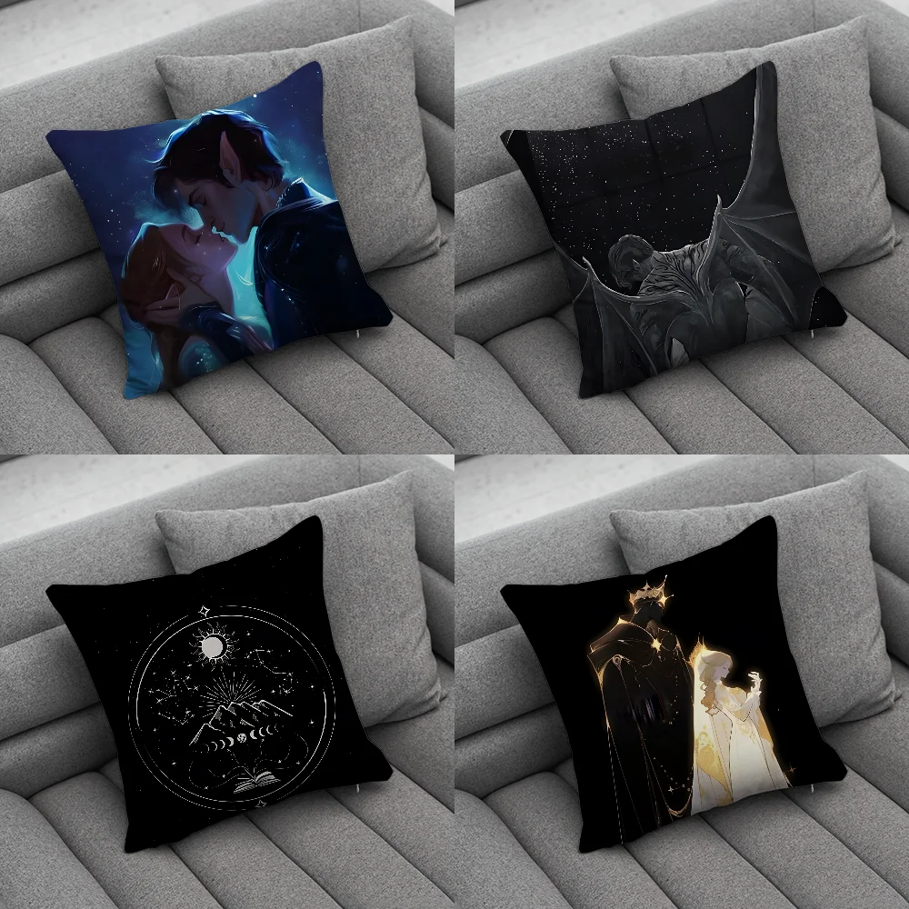 

Acotar A Court of Mist and Fury Pillow Case Soft Cushion Cases for Farmhouse Sofa Decor Home Decorations and Protector