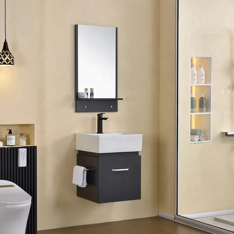 Unit Set Toilet Cabinet For Bathroom Vanities Furniture Modern Waterproof Drawer Storage Cabinet Washroom Sink And Cabinet