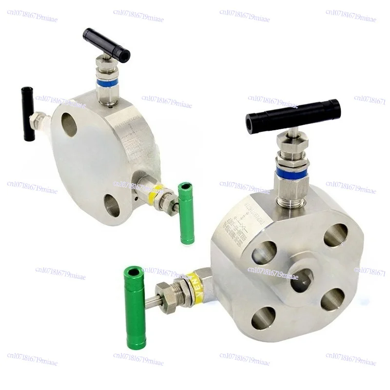 Integrated stainless steel valve group internal thread flange type two valve group single flange single drain valve