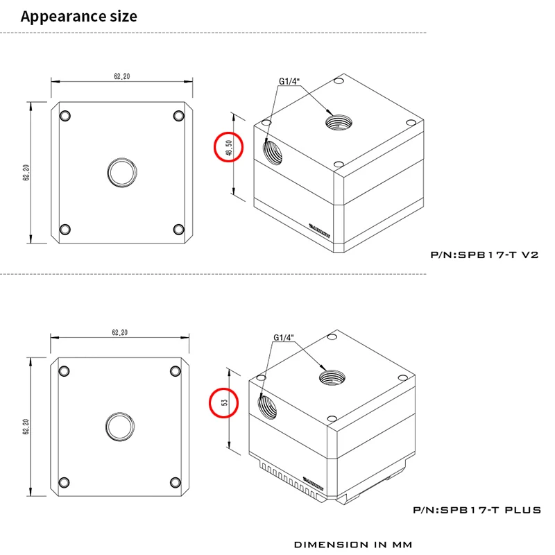 Imagem -03 - Carrinho de Mão 17w Ddc Pwm Bomba Através do Elevador do Furo 5.5 Medidores 960l h 4000rpm Uso da Bomba Regulamento para Distro Placa Spb17-t v2 Spb17-t Mais