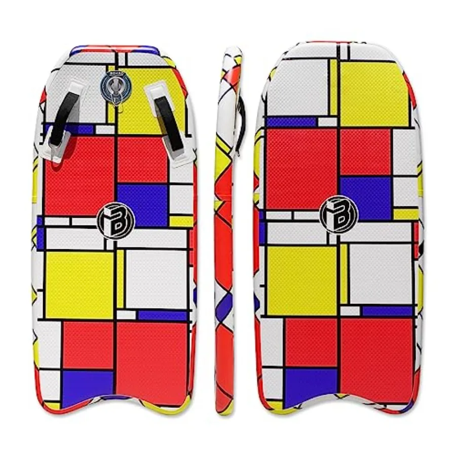 

BoardX Inflatable Bodyboard Portable Surfboard with Hammer Seam Technology Storage 48 Inch Super Folding Body Board with Max In