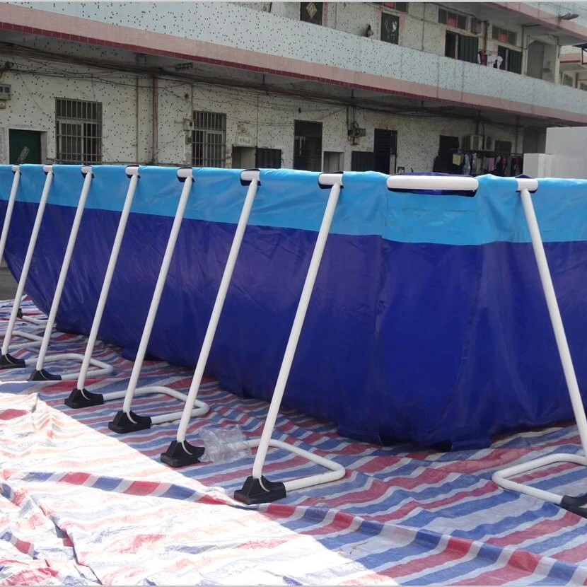 

Outdoor Above Ground Metal Frame Swimming Pool For Inflatable Ground Water Park