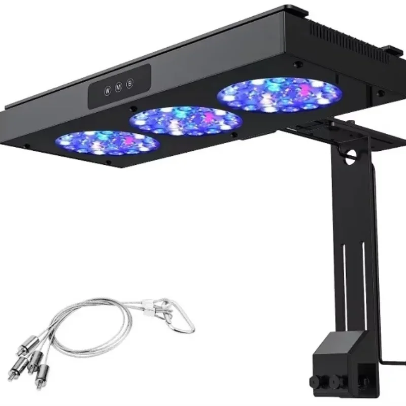 150W Marine Aquarium LED Reef Light, Dimmable Full Spectrum Marine LED for Saltwater Coral Reef Fish Tanks