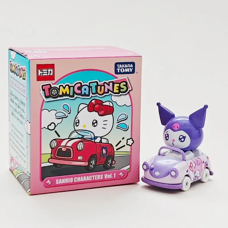 TAKARA TOMY Tomica Sanrio Hello Kitty Kuromi My Melody Alloy Toy Motor Vehicle Diecast Metal Model Gifts