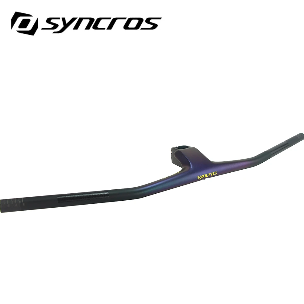 SYNCROS FRASER IC SL WC Chameleon Handlebar Titanium Screws, Road Frame, 20 ° Full Carbon Fibre, Integrated Cockpit, MTB