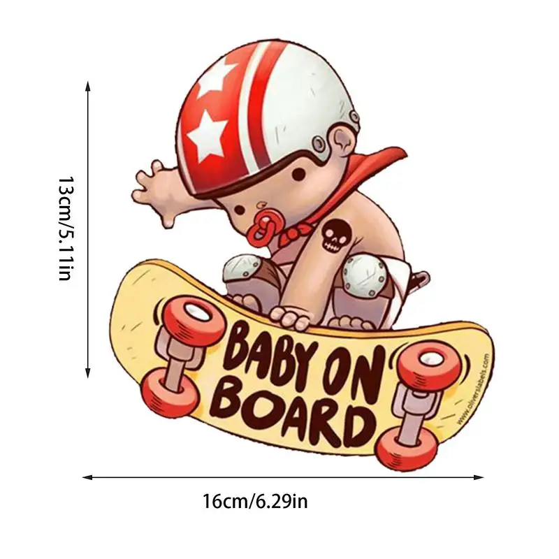 قشر وعصا سيارة الشارات البلاستيكية الطفل سكوتر تصميم السيارات الزجاج الشارات ملصقات بمادة لاصقة مقاومة للخدش للدراجات النارية سيدان #6