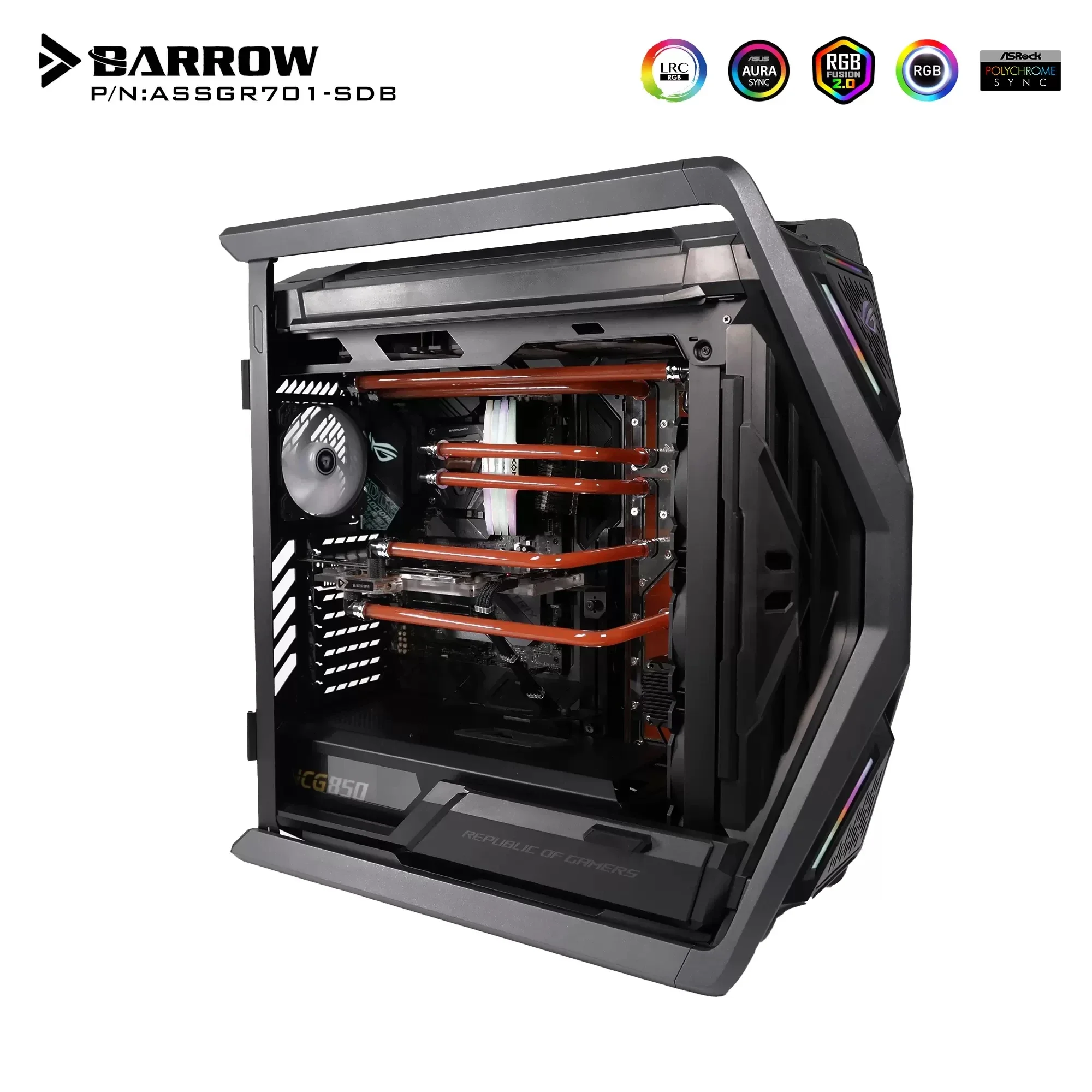 Barrow Waterway Board Reservoir Water Tank For ASUS GR701 Case Water Cooling System Construction