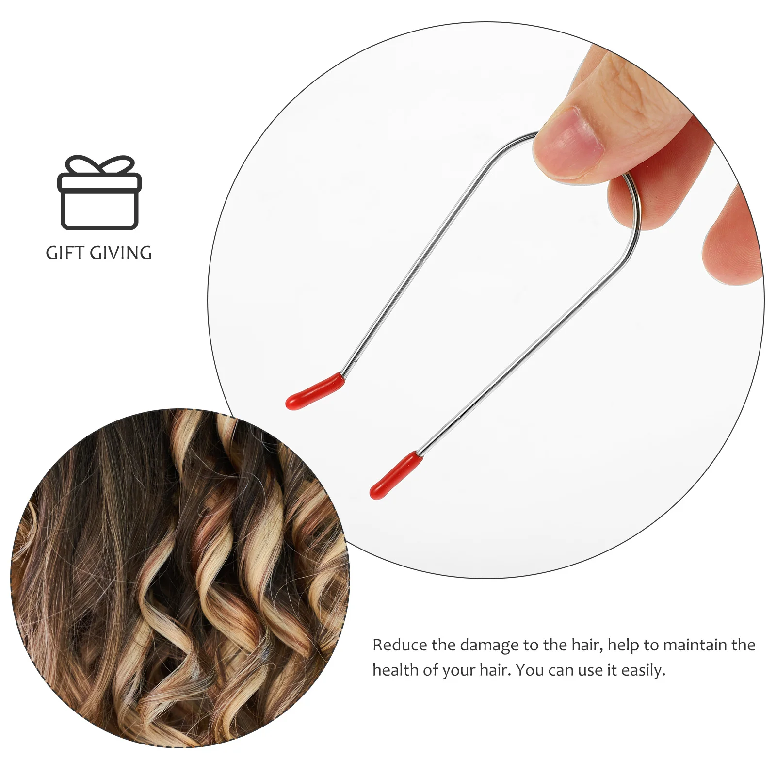 16 قطعة من مشابك تجعيد الشعر المصنوعة من الفولاذ المقاوم للصدأ بديلة لبكرات الشعر الكهربائية، تثبيت آمن لتقليل الضرر يدوم طويلاً