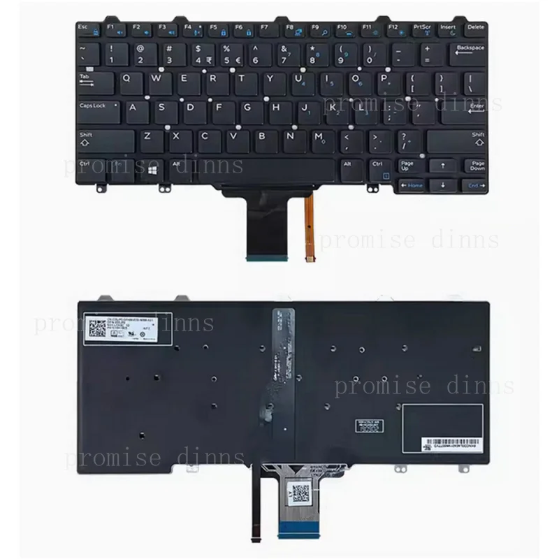 M  New Replacement FOR DELL Latitude E7270 E5270 Laptop Keboard with Backlit
