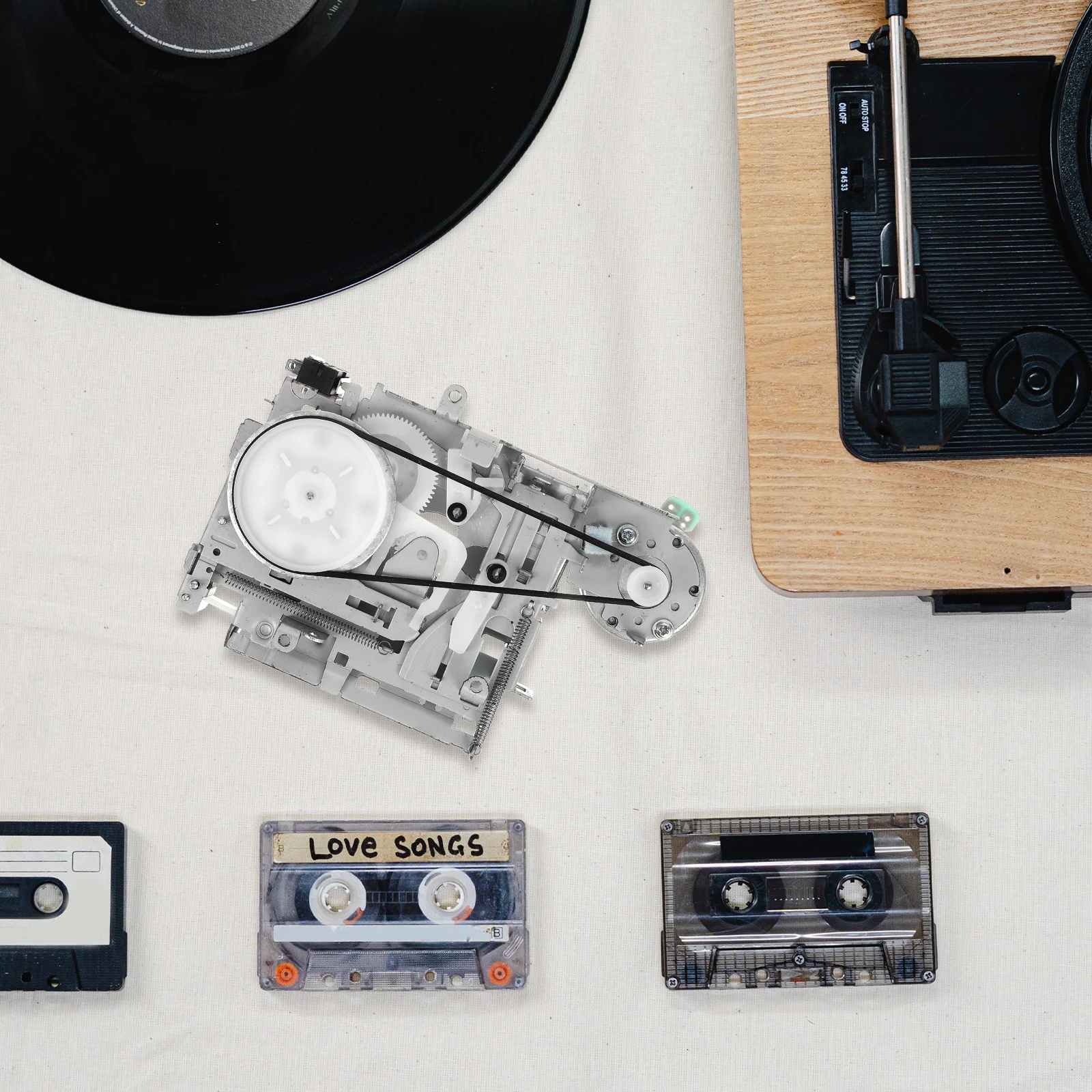 Cassette Tape Recorder Mechanism Durable Movement For Tape Machine Repeater Deck Replacement Accessory