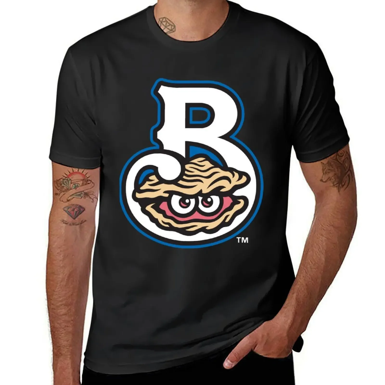 Biloxi Shuckers T-Shirt shirts graphic tees sports fans blacks cotton graphic tees oversized t shirt men