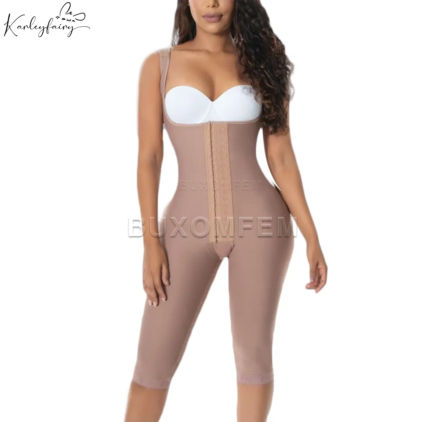 

Fajas компрессионная ткань для контроля живота, регулируемые лямки, пояса, система подтяжки ягодиц, корректирующее белье для бедер, женские боди