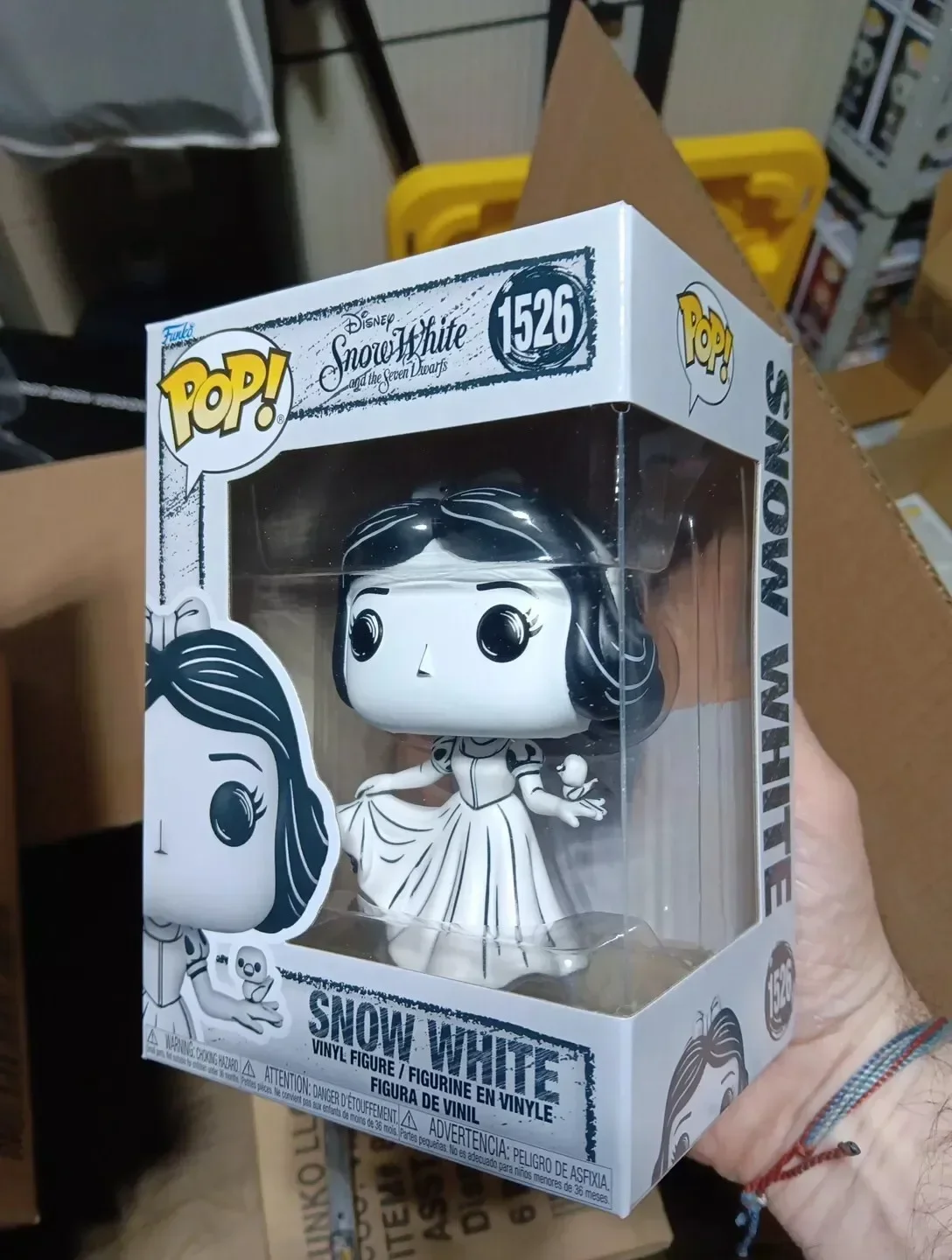 FUNKO POP Snow White Figureine Model Toys Anime Disney Sketched Action Figures Collectible Decor Cartoon Model Doll Gifts