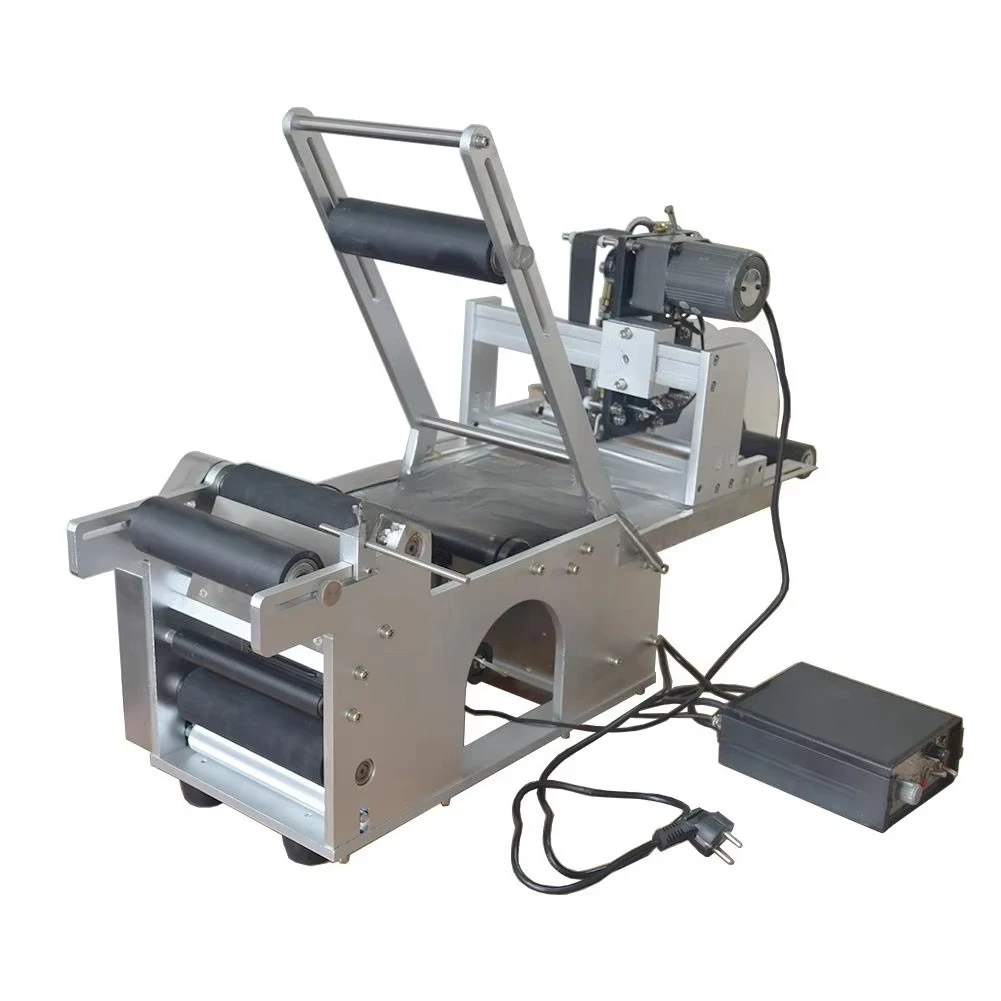 Automatic Label Printing Machine Date Code Printer Adhesive Sticker Bottle Labeling Machine for Business & Industrial Use