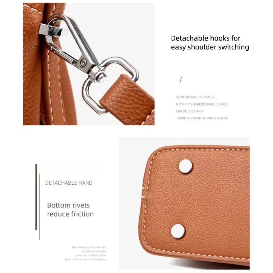 حقيبة كتف نسائية جديدة لعام 2025، حقيبة حمل كبيرة عصرية، حقيبة كروس بسيطة، حقيبة ركاب راقية، حقيبة حمل بلون سادة