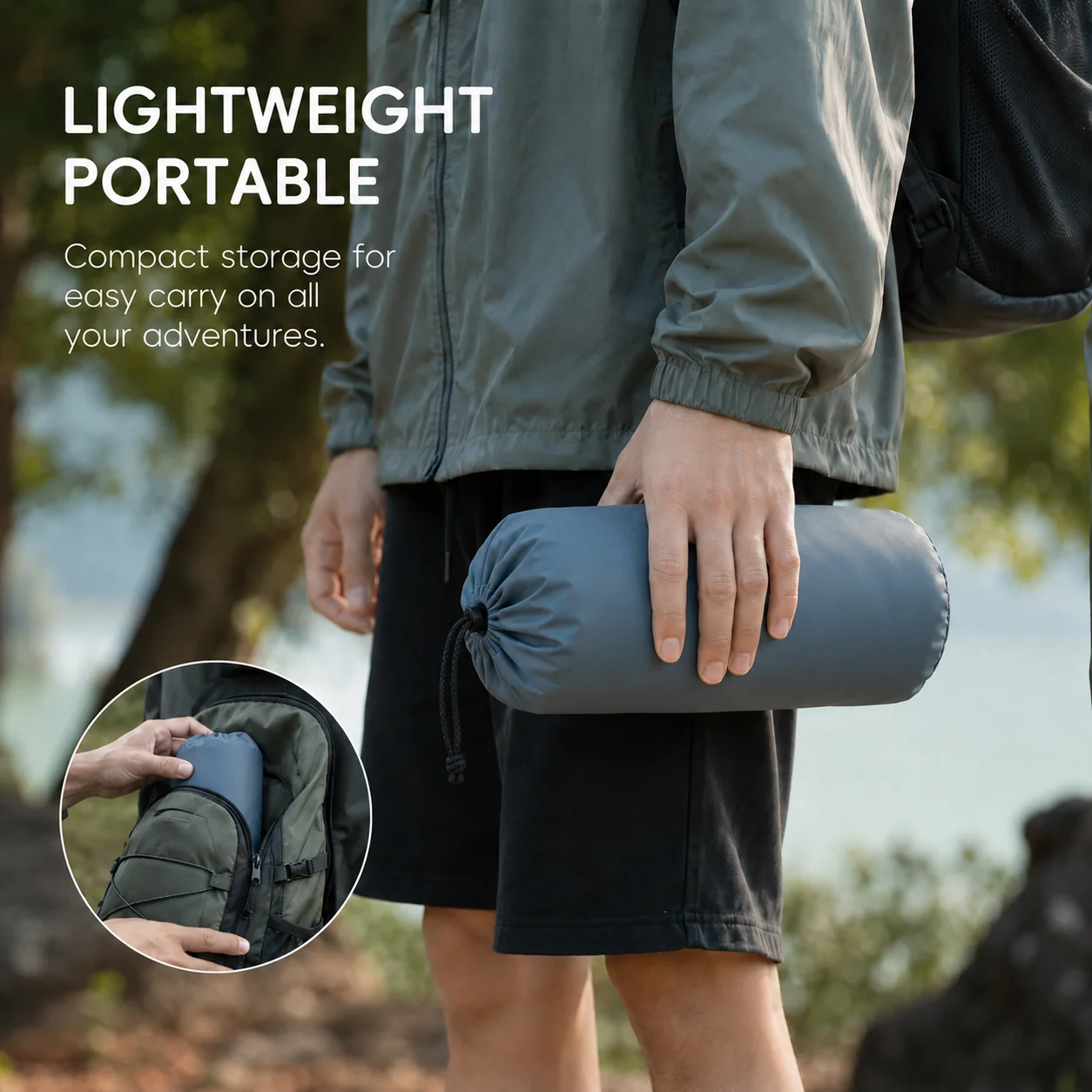 ที่นอนเป่าลมสำหรับตั้งแคมป์พร้ - Camp Pillow Compressible บทวิจารณ์และราคา
