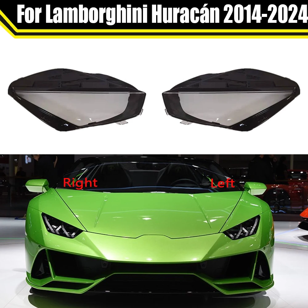 

Для Lamborghini Huracán 2014-2024 колпачки для автомобильных фар, прозрачная крышка для лампы, абажур, чехол для линзы лампы