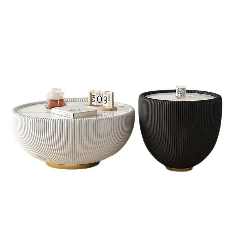 

Slate coffee table, simple modern cream style, coffee table combination