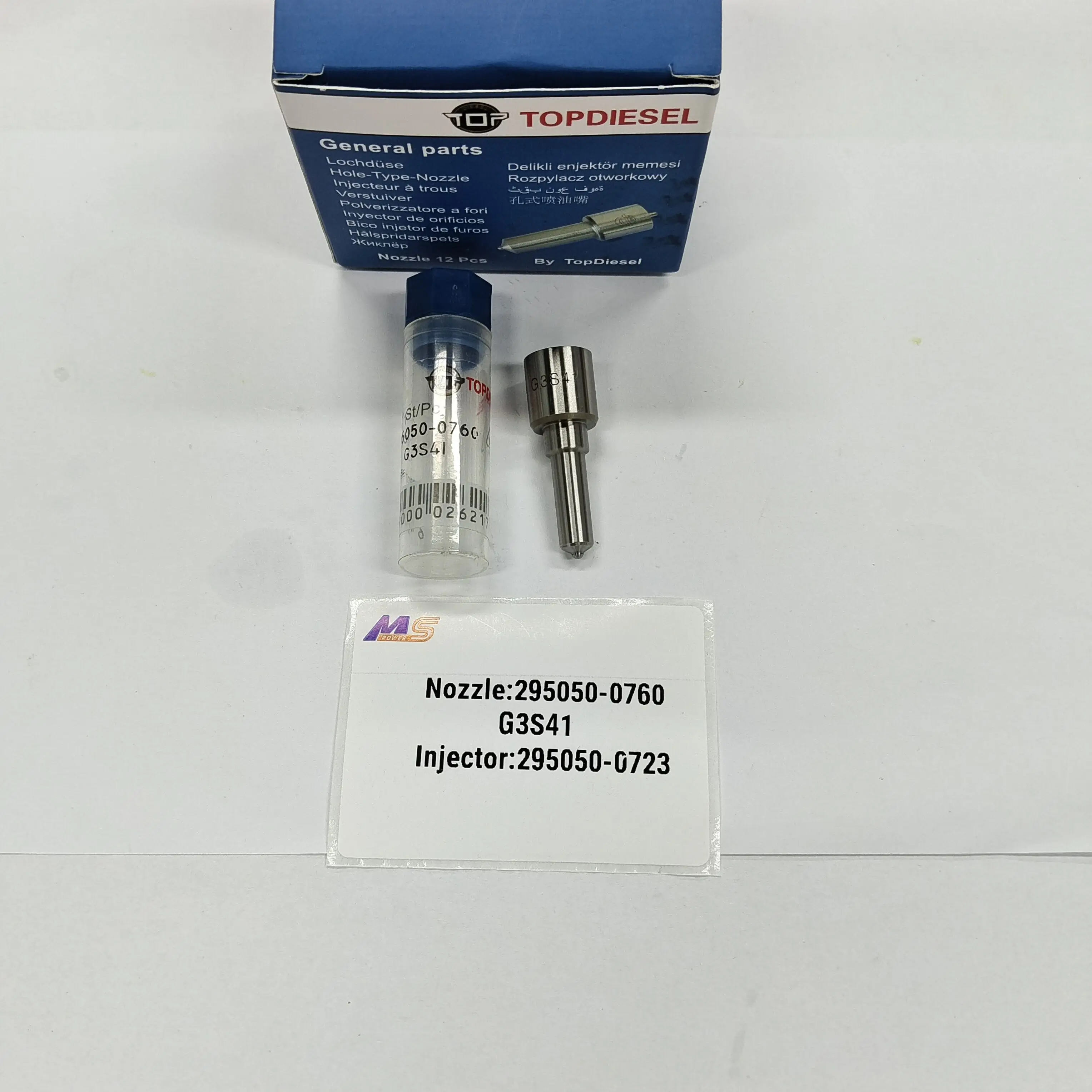 

TOPDIESEL Injector Nozzle 295050-0760 G3S41 For Injector 295050-0723