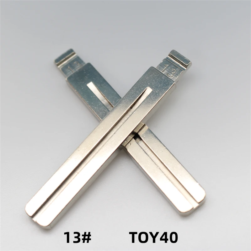 

10Pcs 13# TOY40 Car Flip Key Blade KD Remote Blank Key Blade For Hyundai IX35 Verna For Keydiy KD Xhorse VVDI JMD