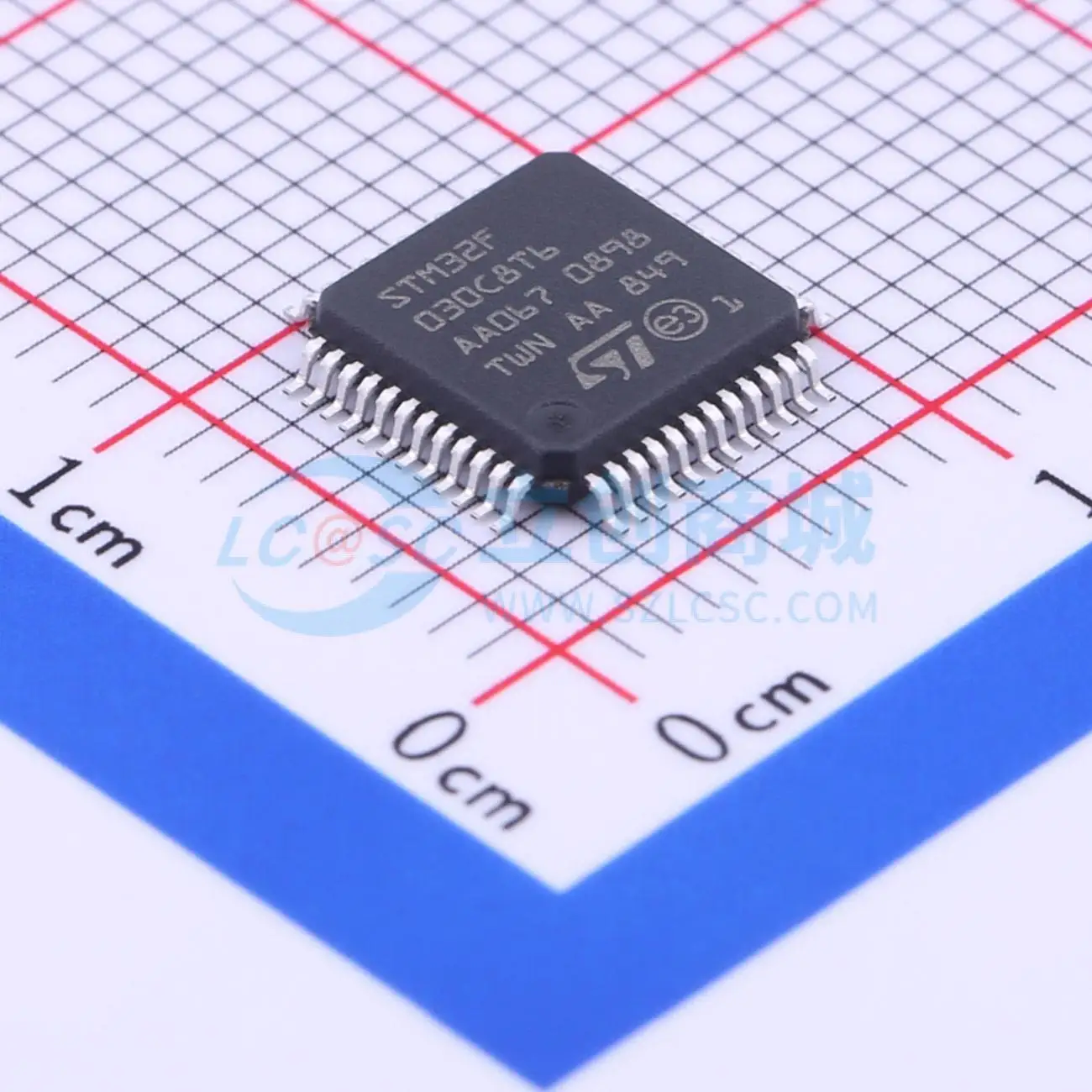 12pcs STM32F030C8T6 LQFP-48(7x7) ARM Cortex-M0 48MHz MCU Microcontroller IC Chip