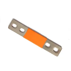 Flexible Busbar LiFePO4 Copper Bus Bar With 4 Holes M6 Connector 54.5mm Hole Spacing 2mm Thick 20mm Wide For 280AH Cell