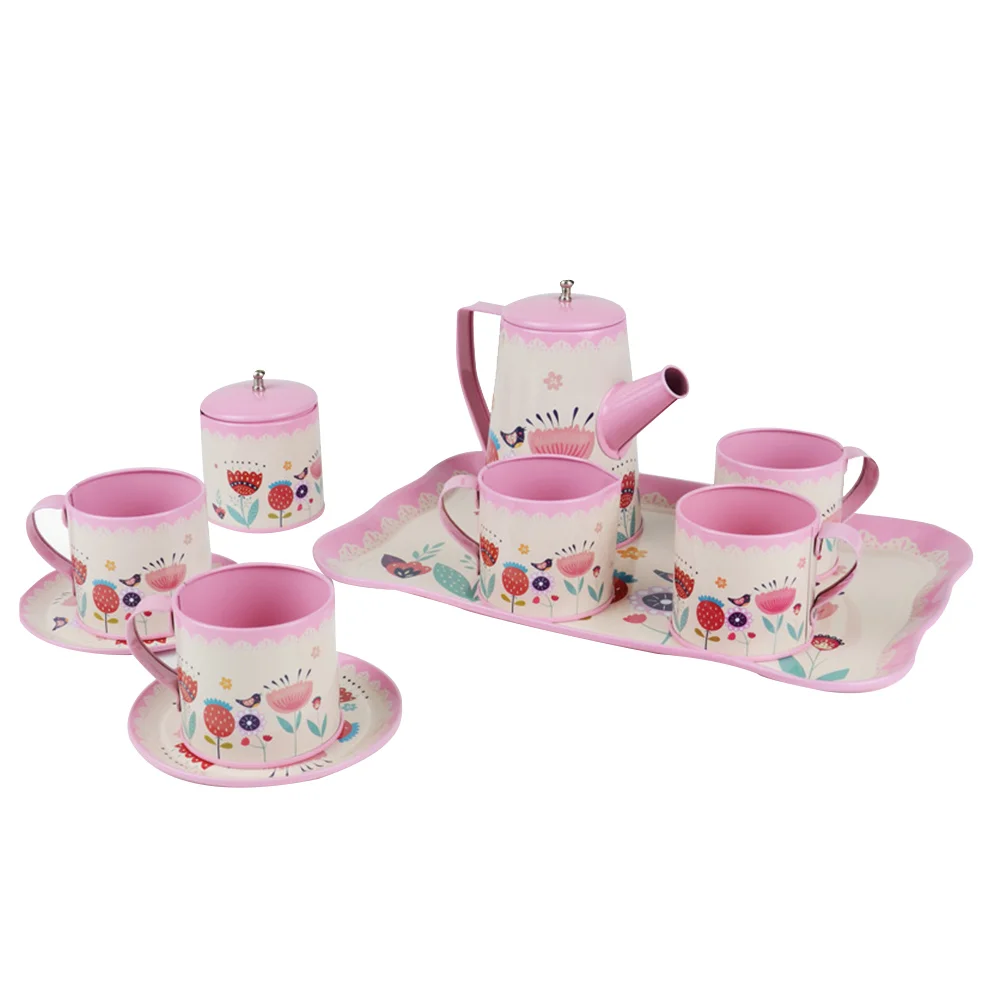 

Tea Set Toys Pretend Playing House Kitchen Childrens Girl Girls Afternoon Making Kids Educational