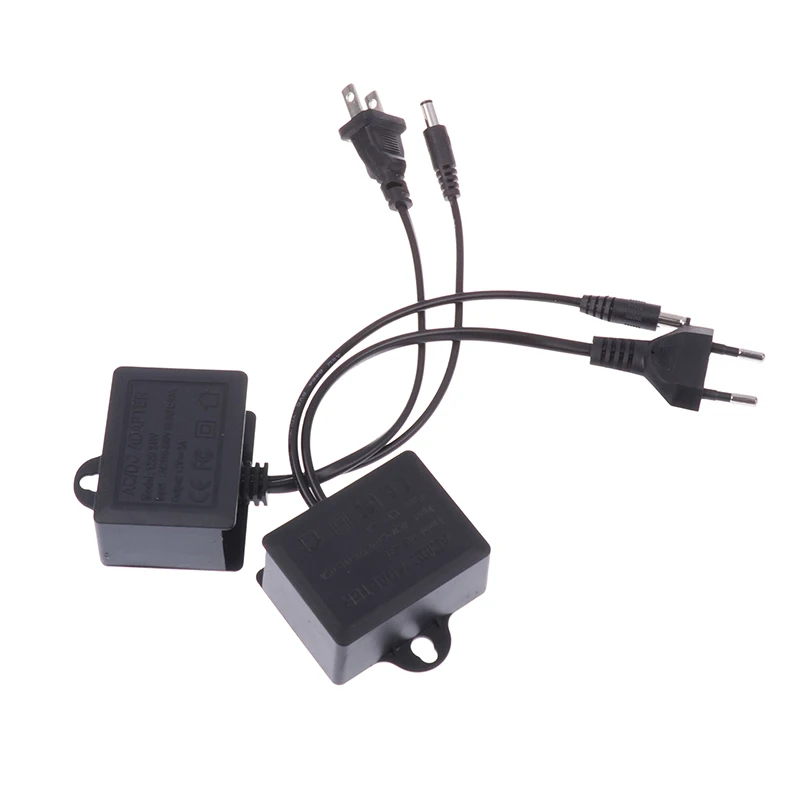 (.) 12V 2A Waterproof IP66 For Camera Power AC Outdoor 100V-240V Converter Adapter DC 2000mA LED Supply EU US Plug