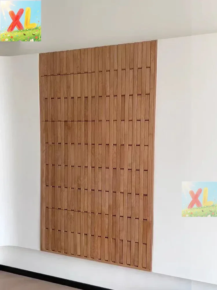 

Customized special Sanfu wood art workshop wall decoration hook storage coat hook piano key hanger solid wood hook